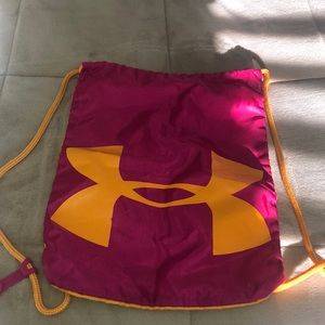 Under armour draw string bag